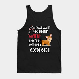 I Want Just Want To Drink Wine (2) Tank Top